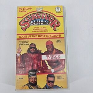 WWF Survivor Series The 2nd Annual VHS Video Tape 1988 Hulk Hogan Randy Savage